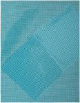 Cheryl Donegan; Untitled (bright blue gingham), 2012; fabric on MDF board; 26 x 20 in.